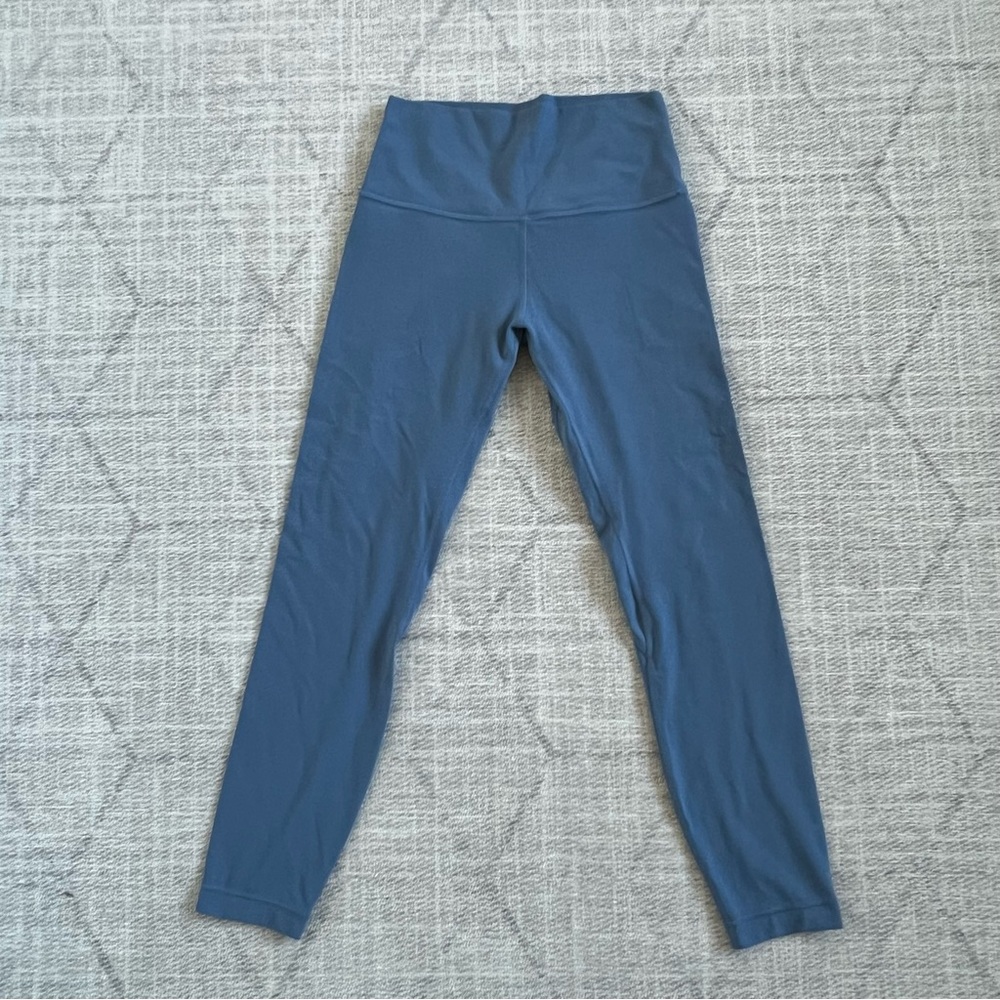 Lululemon Athletica Women’s Blue Athletic Casual Workout 7/8 Pants Leggings